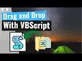 Drag and Drop with VBScript