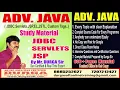 DURGA Sir ADV JAVA Study Material