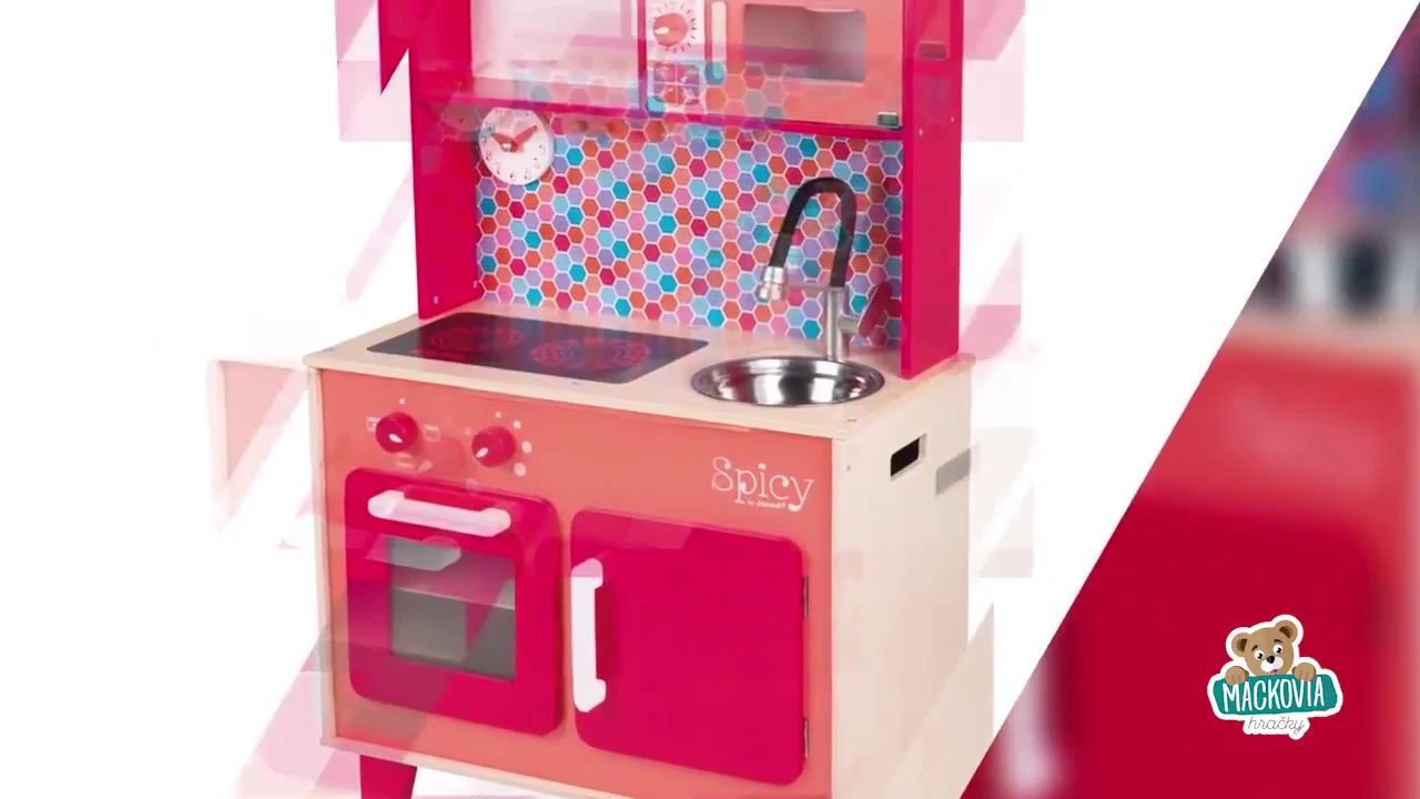Drevené kuchynky - Set drevená kuchynka Spicy Cooker Janod - 4