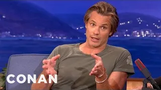 Timothy Olyphant Gives Conan A Psychic Reading CONAN on TBS