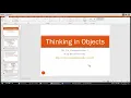 CSE114 Computer Science I Object oriented thinking