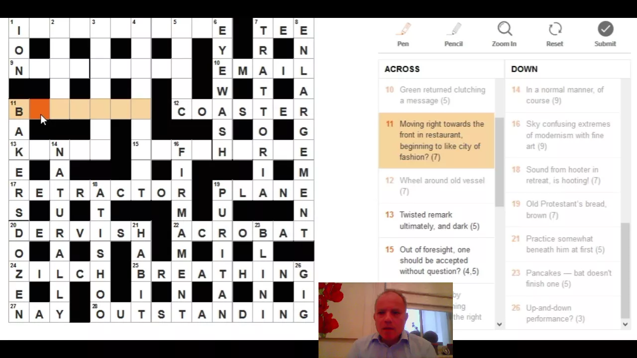 Solving the Times Crossword 5th September