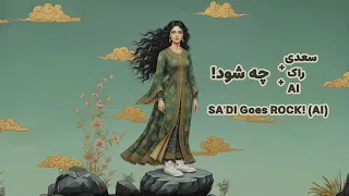 از شنیدن این آهنگ سیر نمیشی موزیک ویدیوی هوش مصنوعی غزل سعدی SA DI Persian Rock Metal AI MV 