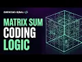 Codewars - Diagonals sum Title Case 2026