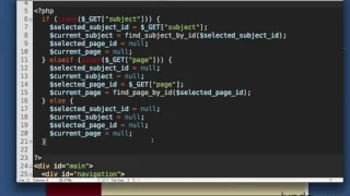 Learn PHP Lecture 106 Refactoring the page selection