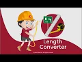Convert Length to Multiple Units using the Length Converter App