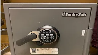 SentrySafe Fireproof and Waterproof Gray Steel Home Safe with Digital Keypad Lock Review