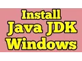 Install Java JDK 8 on windows 10