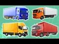 Download Lagu Explore Different Types of Trucks – Blue, Yellow, Red, and More! 🚛🔧 | Vehicles Animation