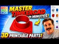 Make useful parts for 3d printing FAST using Tinkercad