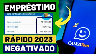 COMO FAZER EMPRÉSTIMO CAIXA TEM PARA NEGATIVADO RAPIDO E FÁCIL APROVAÇÃO