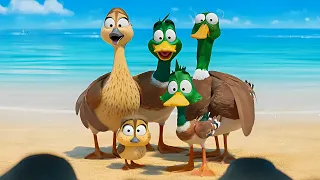 عائلة من البط بتقرر تهاجر لاول مرة علشان يستكشفو العالم ملخص فيلم Migration 2023 