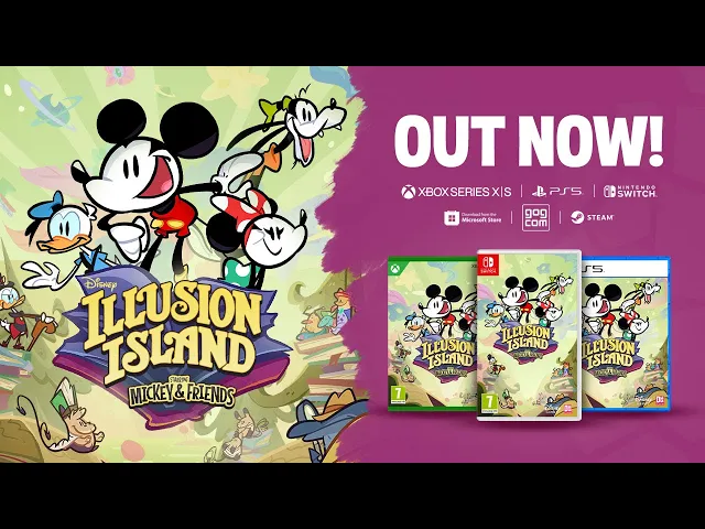 Disney Illusion Island Starring Mickey & Friends - Launch Trailer (All Platforms)