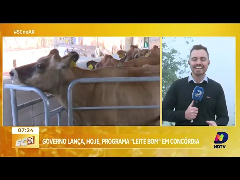 Governo de SC lança Programa 'Leite Bom' em Concórdia