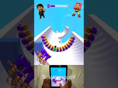 Pipe crowd πͺπ»ππ»ββοΈ runner new android & iOS mobile game level-63 #shorts #gameplay #trending