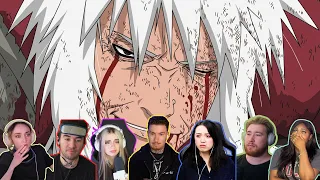 jiraiyas death jiraiyas vs 6 pain naruto shippuden 133 reaction mashup fans react