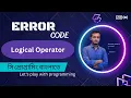 4 9 Logical Operator C programming Bangla tutorial -