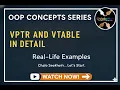 How Virtual Functions Work in C vptr vtable Memory Layout Interview Guide SIMPLE WAY