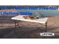 4543 Fold-in-Half 5 Lifetime Table in Plastic Review