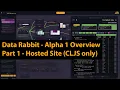 Data Rabbit - Alpha 1 Quick Intro Overview cljs-only version