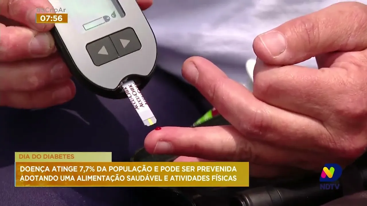 Mais de 14,3 milhões de pessoas têm diabetes no Brasil