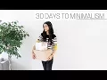 30 DAYS TO MINIMALISM printable guide