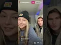 Madelyn Cline Instagram live with Chase Stokes and Milo October 2nd 2020