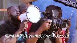 behind the scene of away bus movie starring yaw dabo akrobeto moesha agya koo akuapim polo