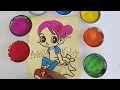 Download Lagu 🎨 Creating a Beautiful Girl with Sand Painting!