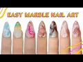 7 Ways To Do Marble Nail Art For Beginners