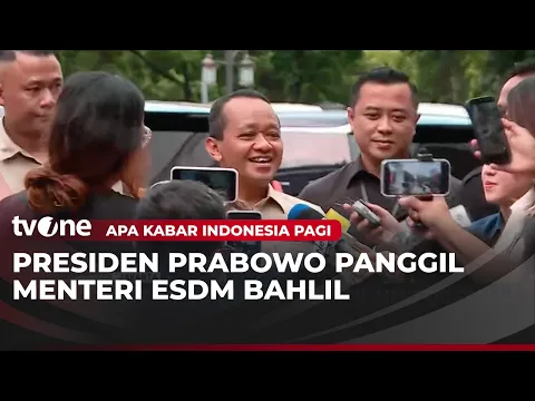 Prabowo Panggil Bahlil ke Istana, Bahas Harga Minyak