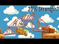 Download Lagu Can You Beat Poly Bridge 3 With 20% Strength Materials?