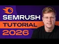 Semrush Tutorial 2026 Step by Step For Beginners