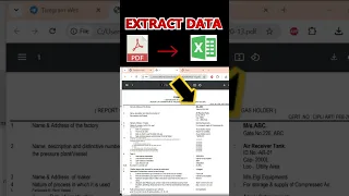 Extract Data From PDF to Excel Excel AI AI in Excel