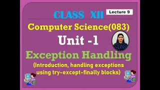 Python Exception Handling Explained Try Except Finally Block Class 12 Python