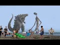 Godzilla Vs Siren Head In Real Life