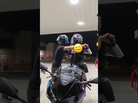 Idk what happened 🤷‍♂️ @ittybittymaeee  #motorcycle #bikergirl #biker #funny