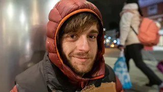 homeless youth sleeping rough in london after mother died