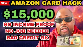 This 15 000 Amazon Credit Card Instantly Approves Anyone with Bad Credit Soft Pull Preapproval