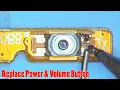 How to replace Android Mobile phone side power button on off switch volume buttons