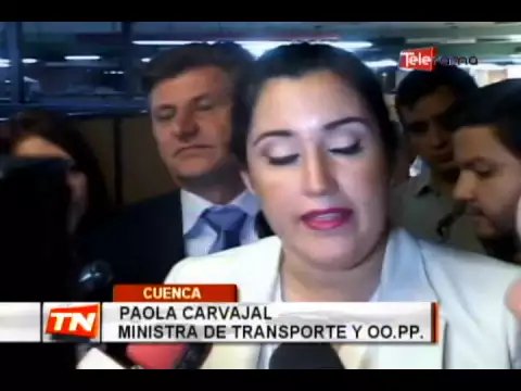 Ministra de transporte y OO.PP. evalúa estado vial en el Azuay