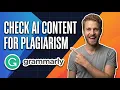 How To Use Grammarly To Check AI Content For Plagiarism Easy Guide