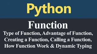 Function and How Function Work in Python Hindi