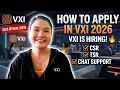 HOW TO APPLY IN VXI 2026 VXI IS HIRING CSR TSR CHAT SUPPORT - APPLY NOW