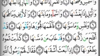 سورة الشمس بصوت الشيخ محمود سرحان 