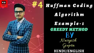 Huffman coding Huffman Coding Example-1 Greedy Method PART 4 4