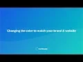 Customise your welcome message to match your brand and website