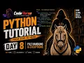 Python Day 8 Tutorial File Handling Exceptions JSON Python for Beginners