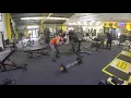 Resistance Band Snaps and Hits Guy in Eye While Exercising - 1009400