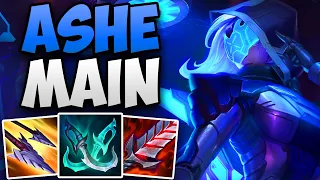 THIS IS HOW A CHALLENGER ASHE MAIN PLAYS CHALLENGER ASHE ADC GAMEPLAY Patch 15 10 S15
